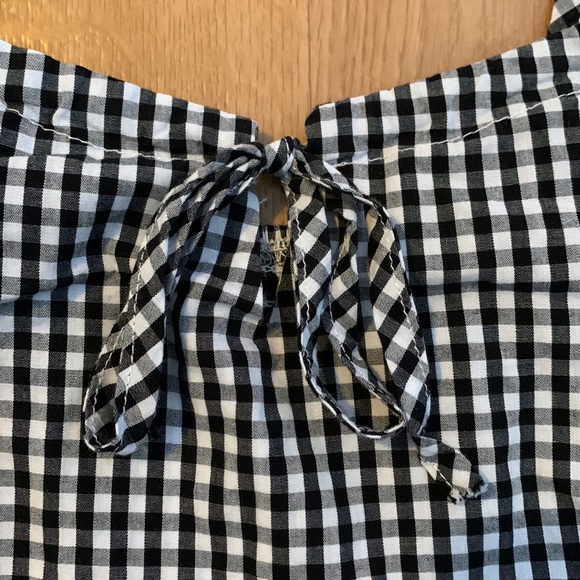 gingham cropped tank - Picture 2 of 4